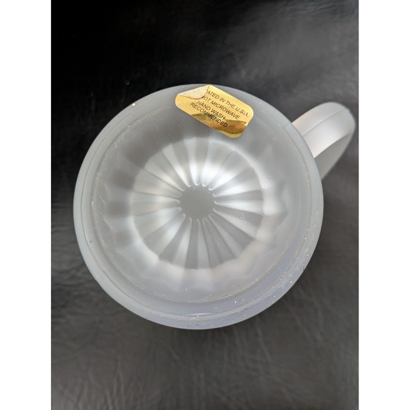 USS O'Kane DDG 77 Frosted Glass Beer Stein Navy Destroyer Mug Gold Trim 6in - Picture 10 of 10